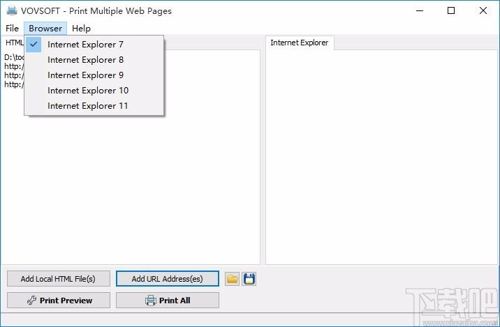 Print Multiple Web Pages下载,页面打印软件,页面打印